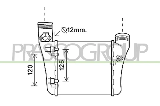 Ladeluftkühler PRASCO AD022N001 Bild Ladeluftkühler PRASCO AD022N001