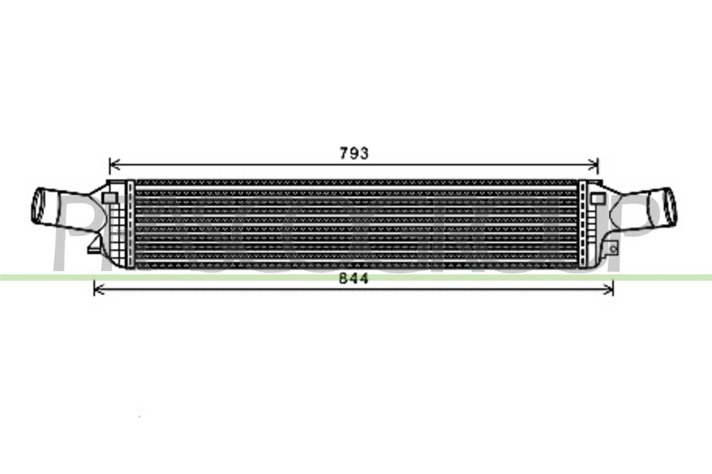 Ladeluftkühler PRASCO AD024N001