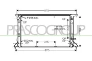 Kühler, Motorkühlung PRASCO AD024R009