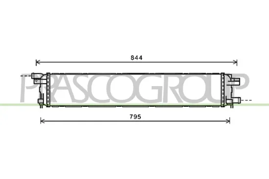Kühler, Motorkühlung PRASCO AD024R016 Bild Kühler, Motorkühlung PRASCO AD024R016
