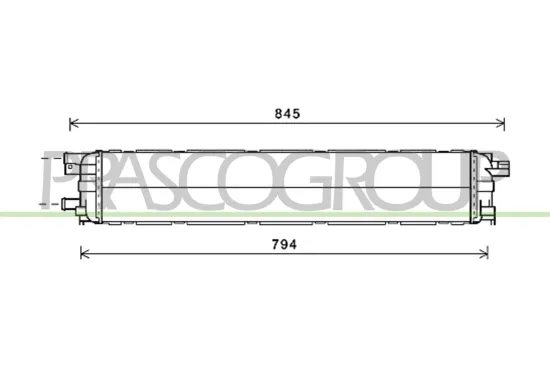 Kühler, Motorkühlung PRASCO AD024R017 Bild Kühler, Motorkühlung PRASCO AD024R017