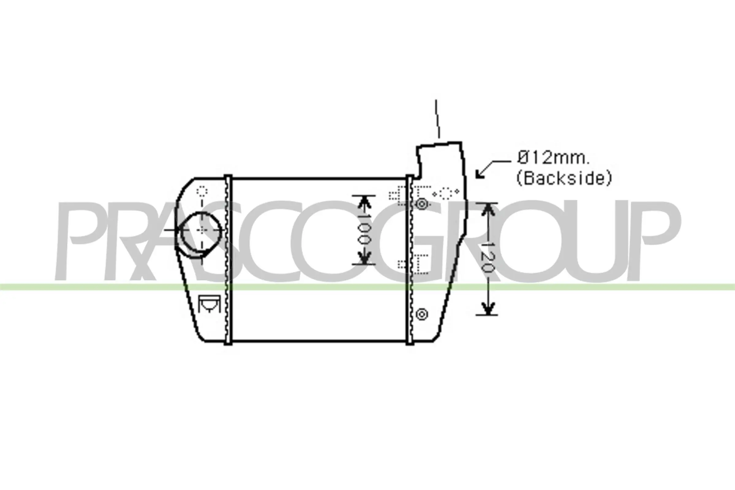 Ladeluftkühler PRASCO AD034N004