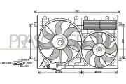 Lüfter, Motorkühlung 12 V PRASCO AD202F001