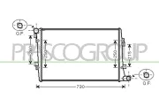 Kühler, Motorkühlung PRASCO AD320R006
