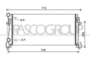 Kühler, Motorkühlung PRASCO AD324R003