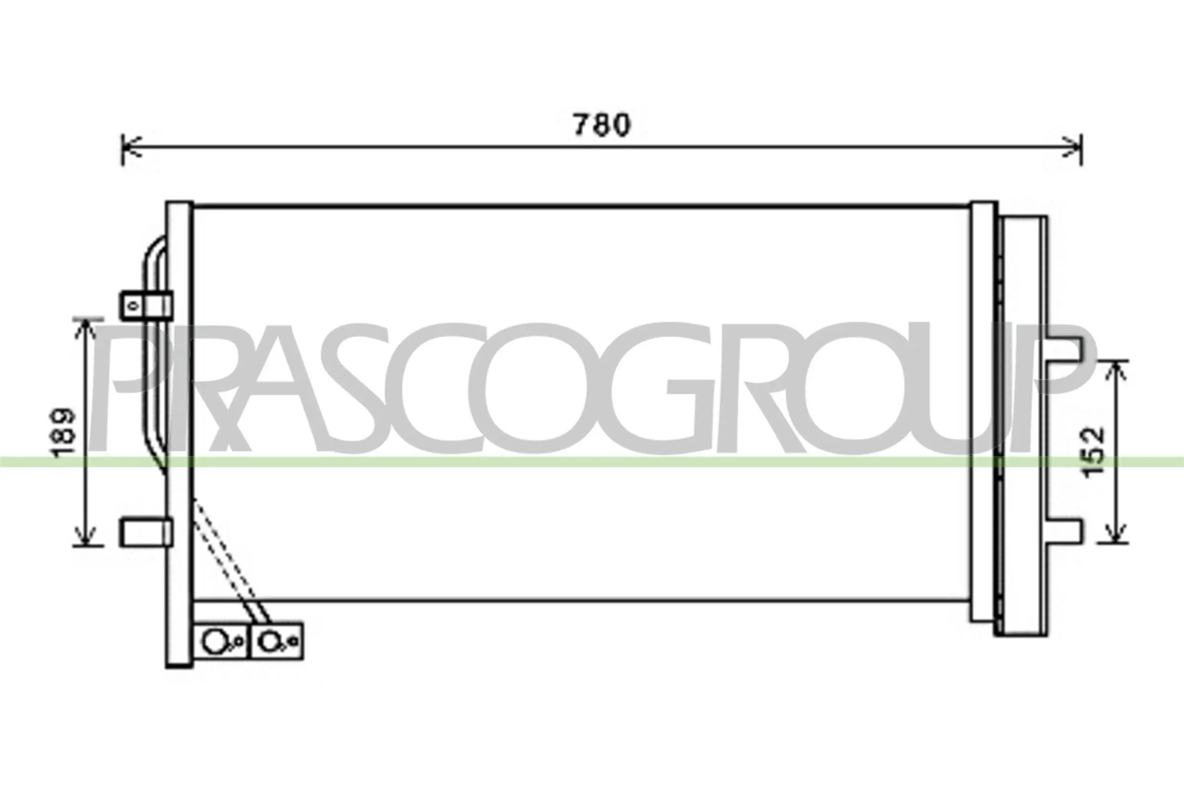 Kondensator, Klimaanlage PRASCO AD810C001