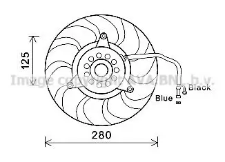 Lüfter, Motorkühlung PRASCO AI7503 Bild Lüfter, Motorkühlung PRASCO AI7503