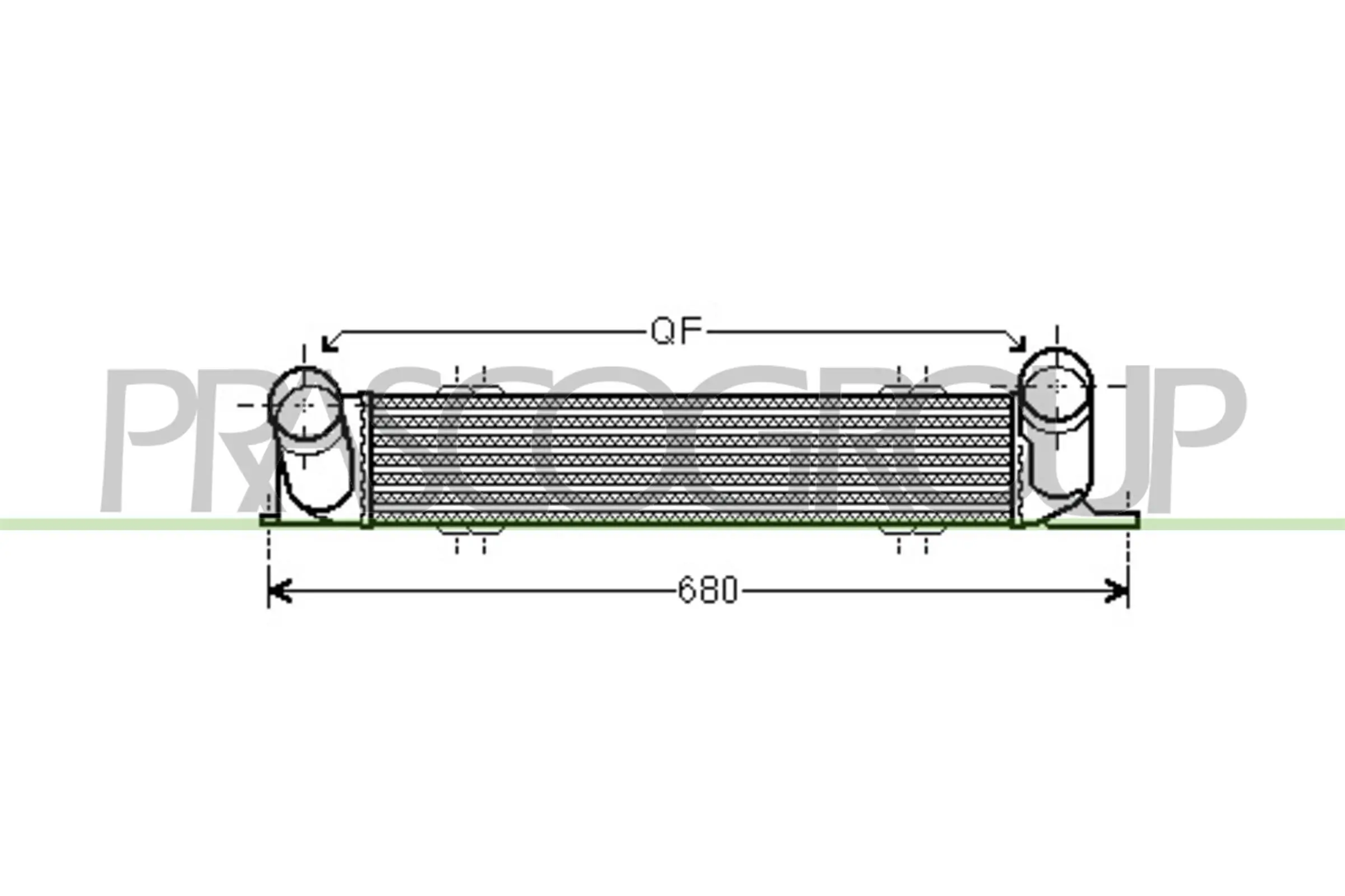 Ladeluftkühler PRASCO BM024N001