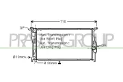 Kühler, Motorkühlung PRASCO BM024R003