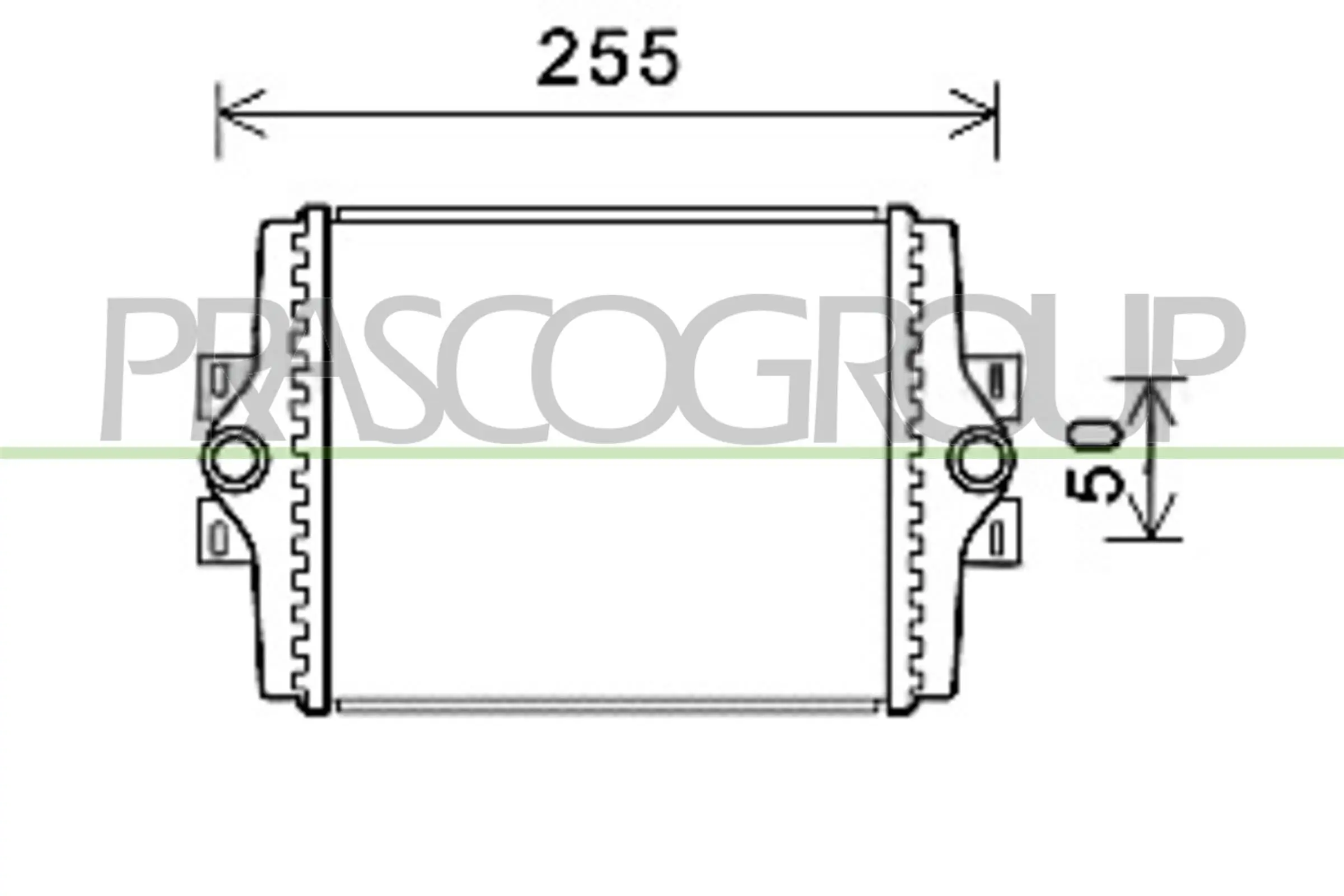 Kühler, Motorkühlung PRASCO BM123R002