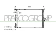 Kühler, Motorkühlung PRASCO BM802R005