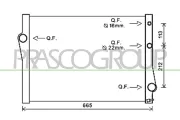 Kühler, Motorkühlung PRASCO BM822R002