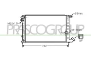 Kühler, Motorkühlung PRASCO CI032R018