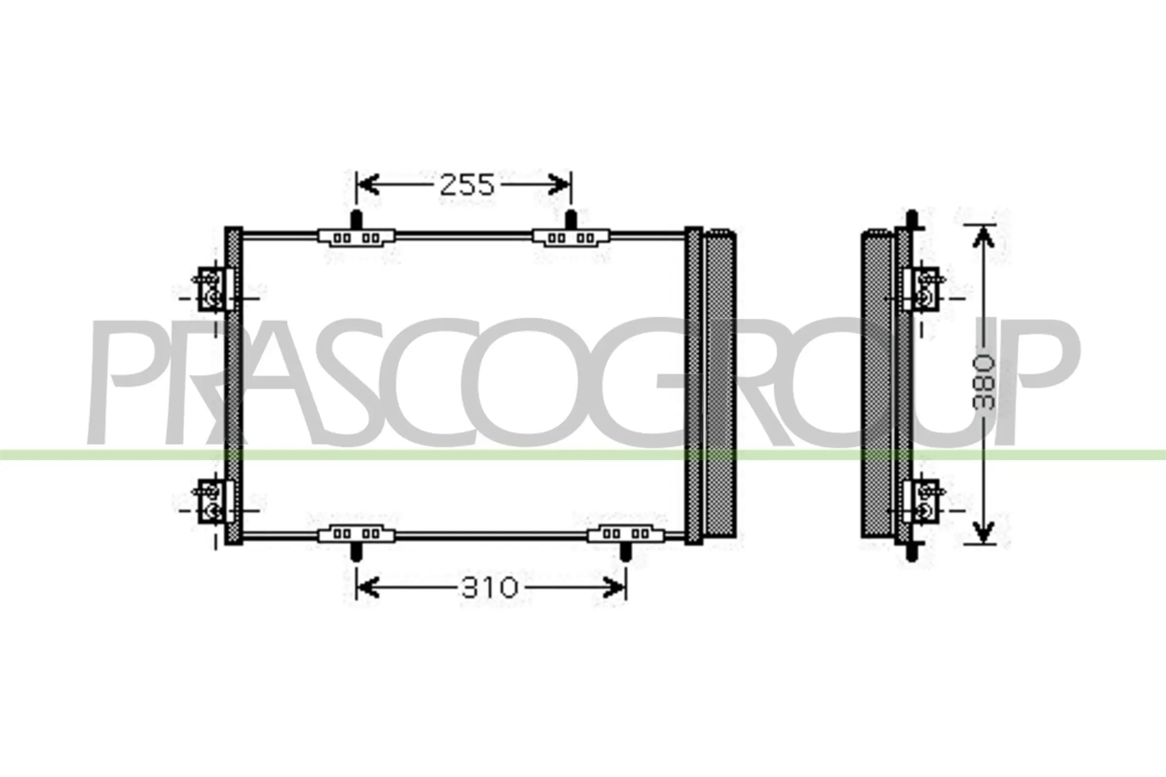 Kondensator, Klimaanlage PRASCO CI305C003