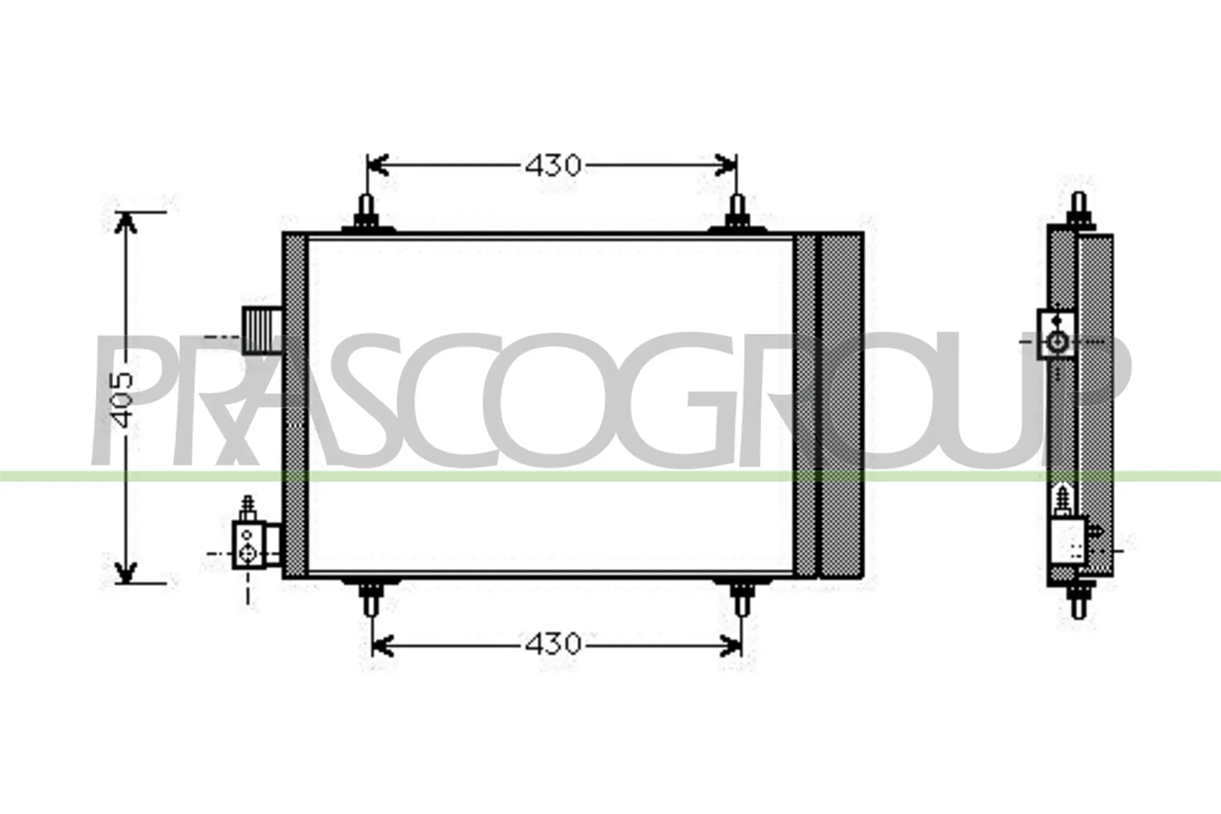 Kondensator, Klimaanlage PRASCO CI422C001