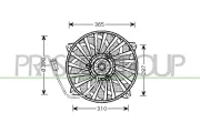 Lüfter, Motorkühlung PRASCO CI424F001