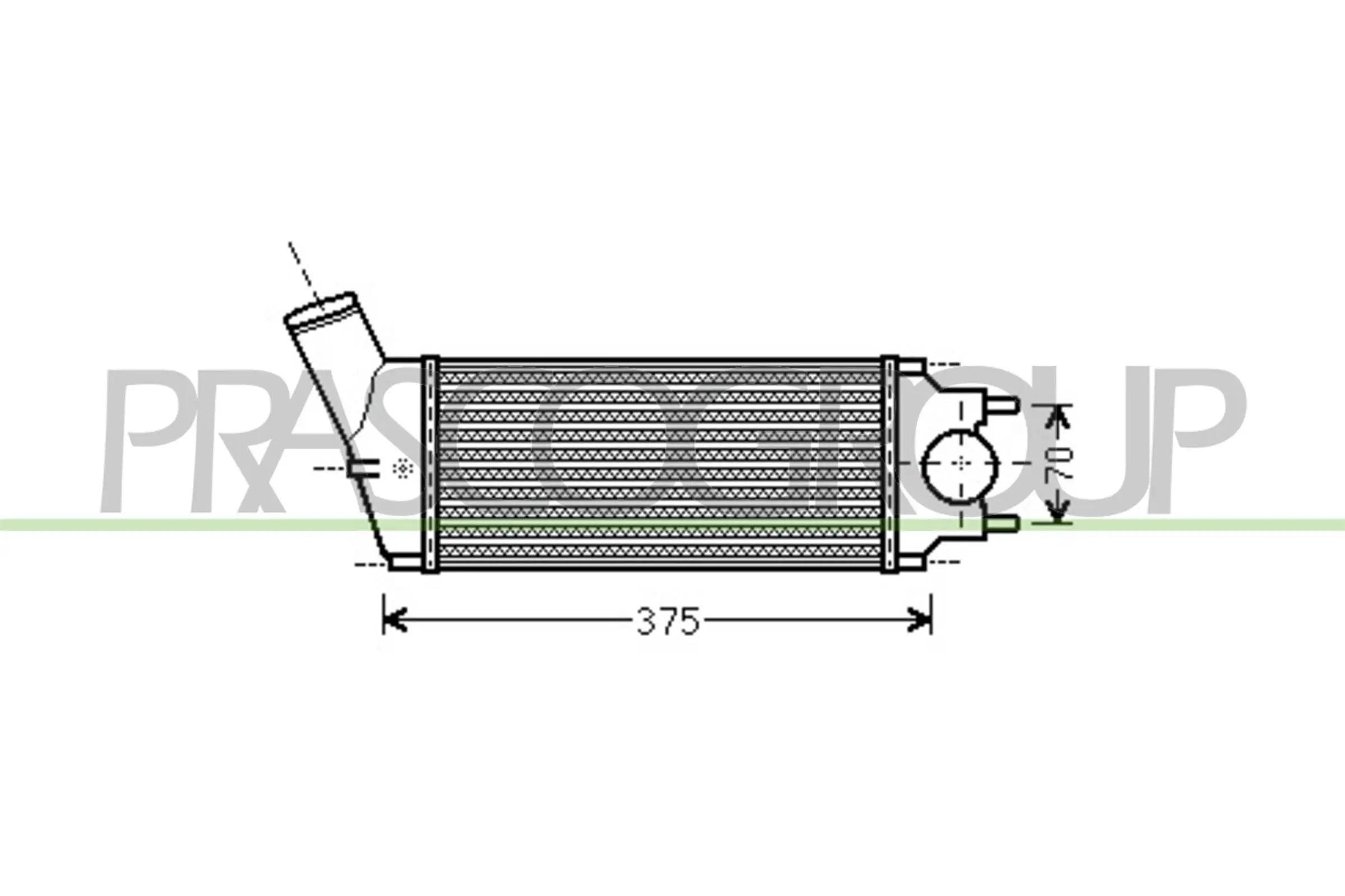 Ladeluftkühler PRASCO CI424N002