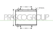 Kühler, Motorkühlung PRASCO CI424R006