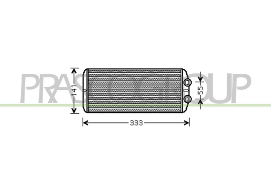 Wärmetauscher, Innenraumheizung PRASCO CI426H002 Bild Wärmetauscher, Innenraumheizung PRASCO CI426H002