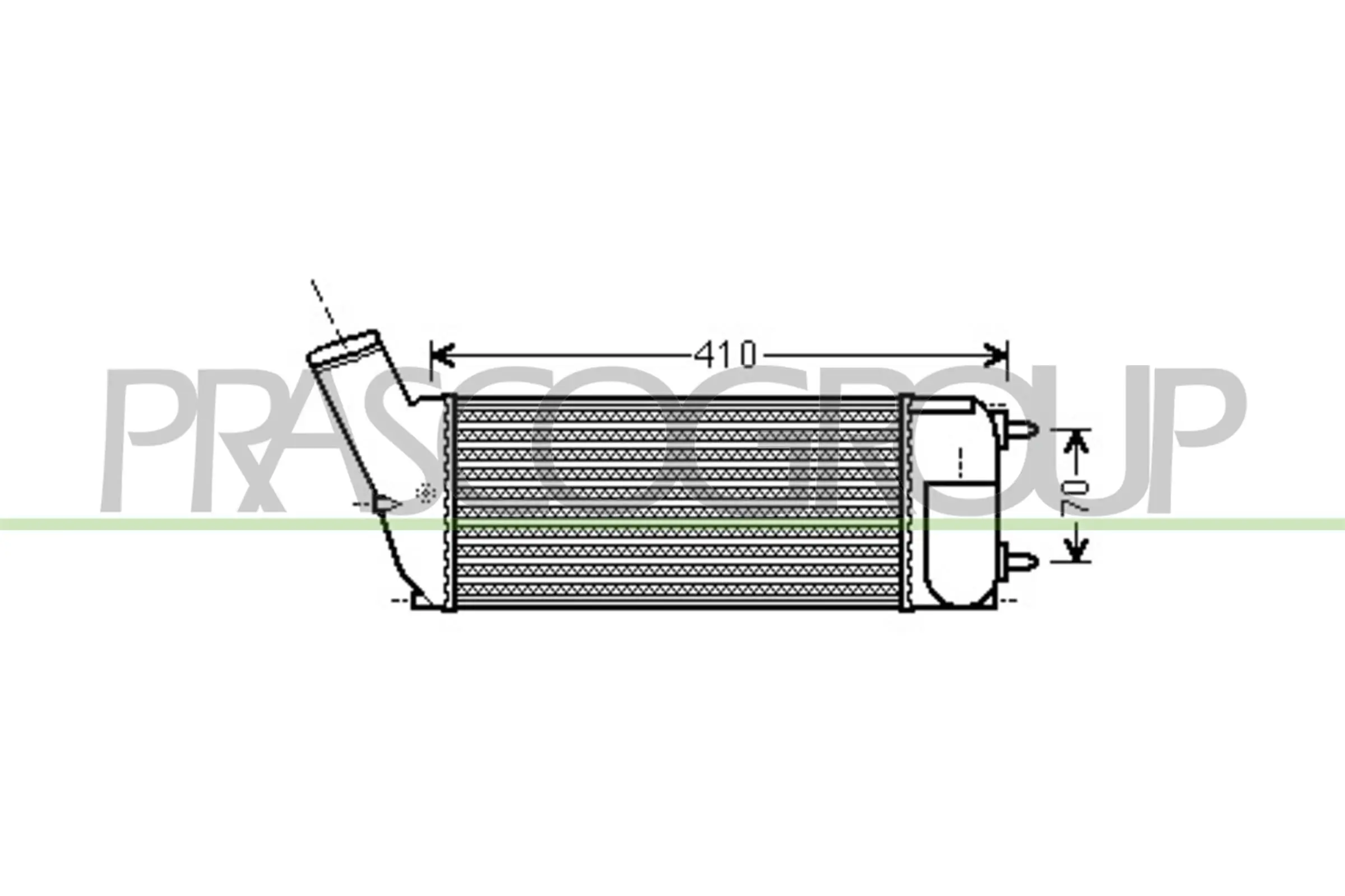 Ladeluftkühler PRASCO CI428N001