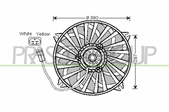 Lüfter, Motorkühlung PRASCO CI520F001 Bild Lüfter, Motorkühlung PRASCO CI520F001