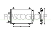 Kondensator, Klimaanlage PRASCO CI522C002