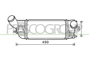 Ladeluftkühler PRASCO CI523N004