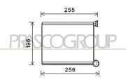 Wärmetauscher, Innenraumheizung PRASCO CI705H001