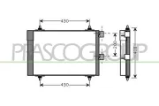 Kondensator, Klimaanlage PRASCO CI715C002