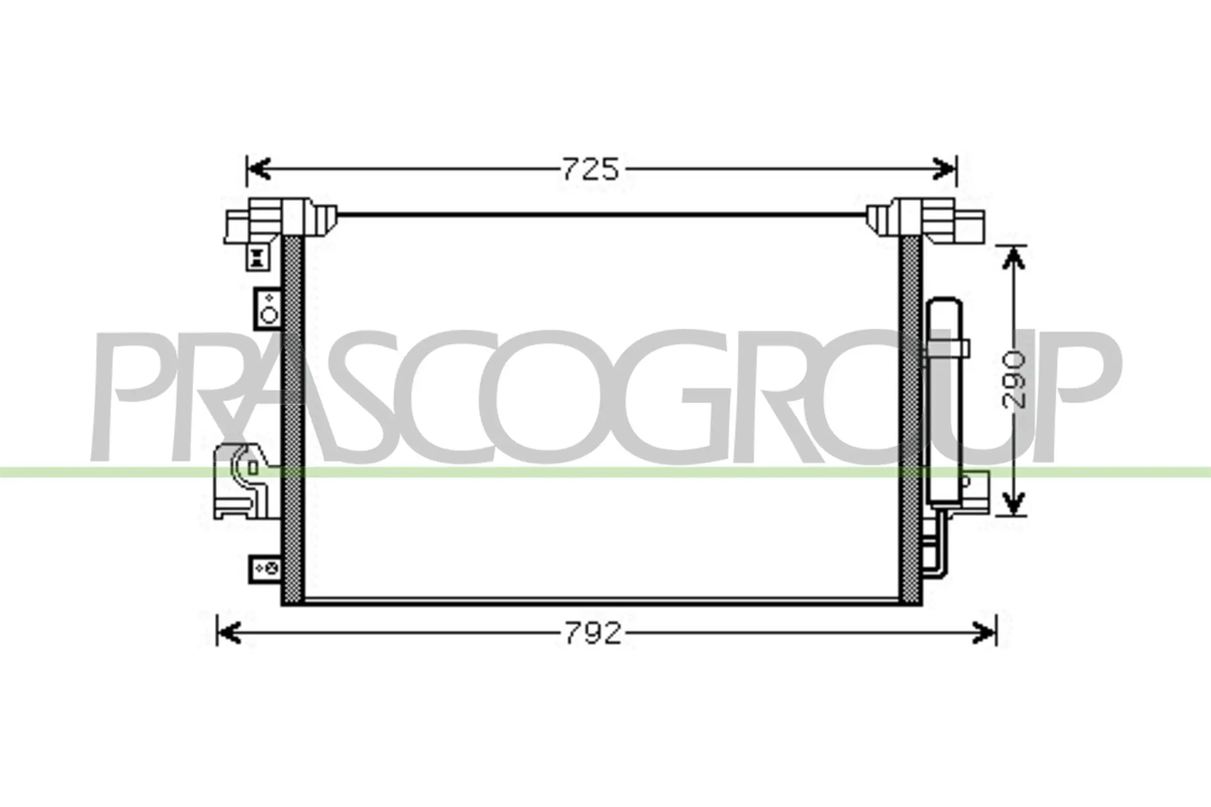 Kondensator, Klimaanlage PRASCO CI802C001