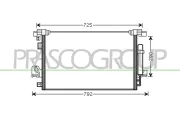 Kondensator, Klimaanlage PRASCO CI802C001