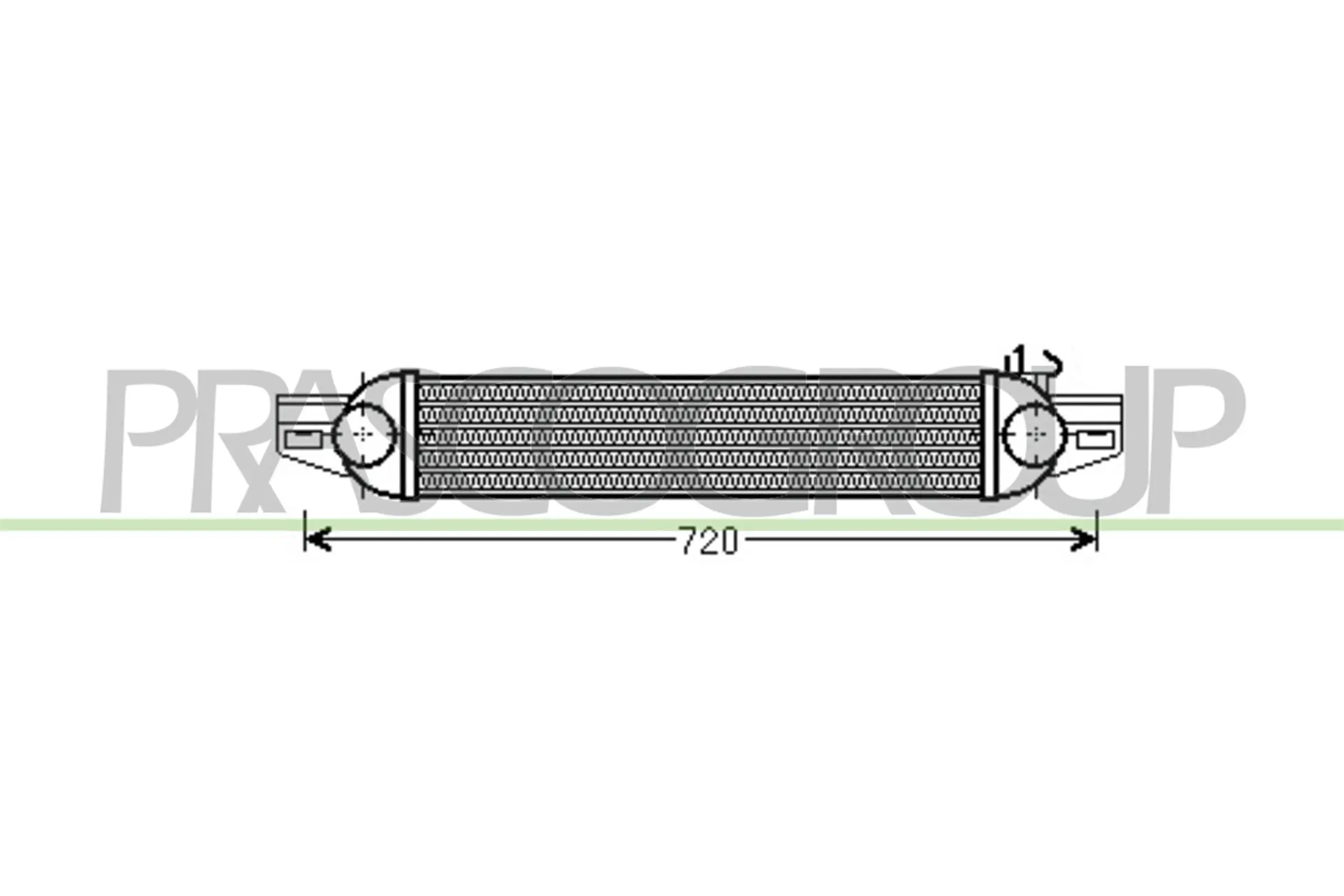 Ladeluftkühler PRASCO CI907N001