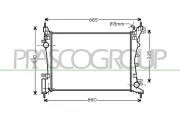 Kühler, Motorkühlung PRASCO CI907R001