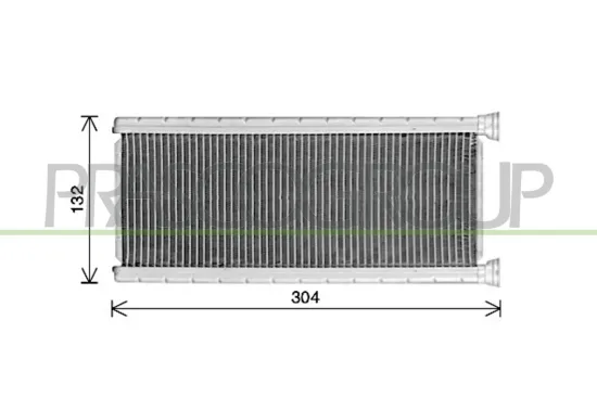 Wärmetauscher, Innenraumheizung PRASCO CI924H002 Bild Wärmetauscher, Innenraumheizung PRASCO CI924H002