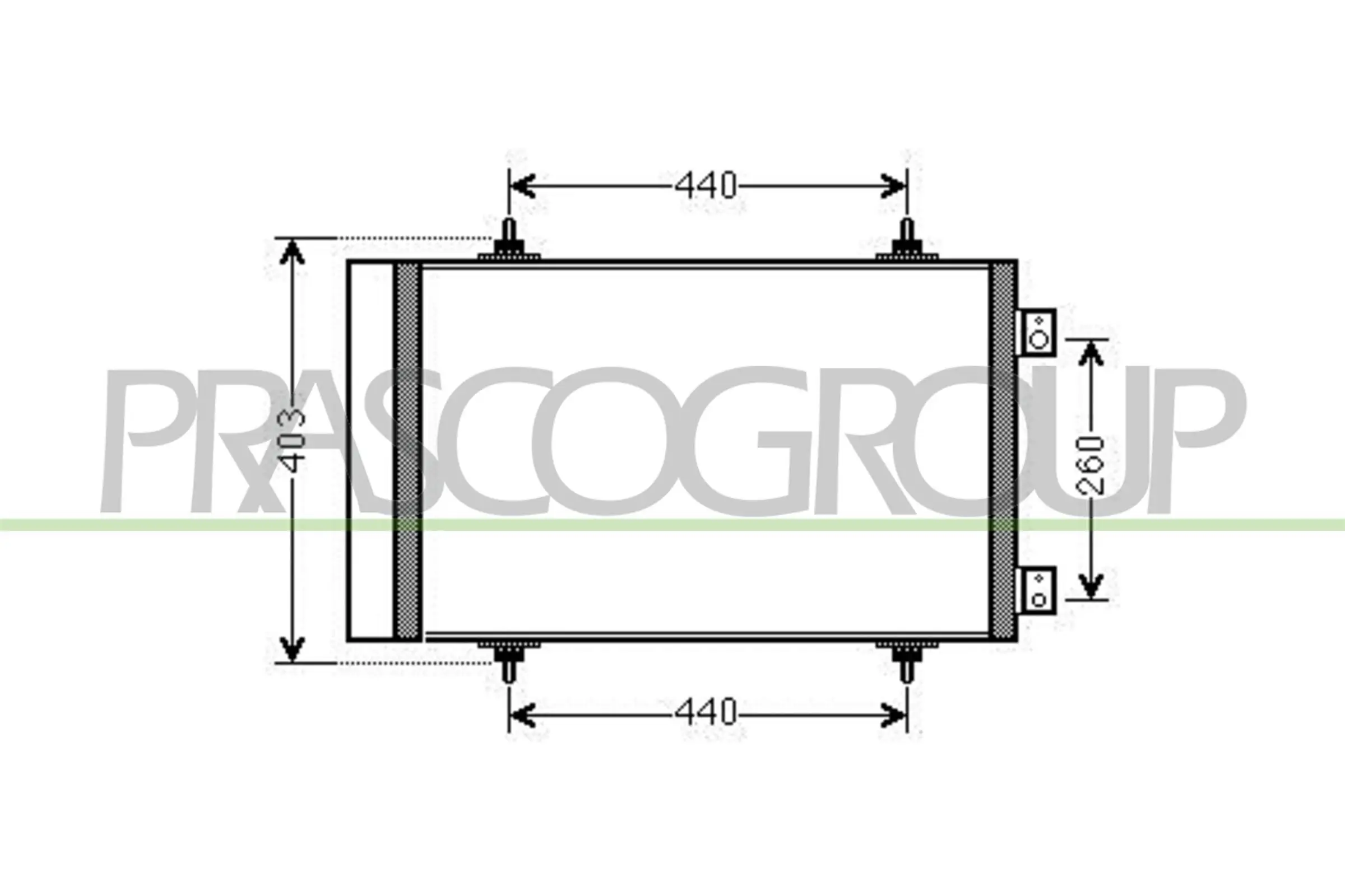 Kondensator, Klimaanlage PRASCO CI942C002