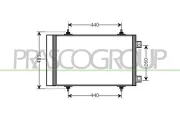 Kondensator, Klimaanlage PRASCO CI942C002