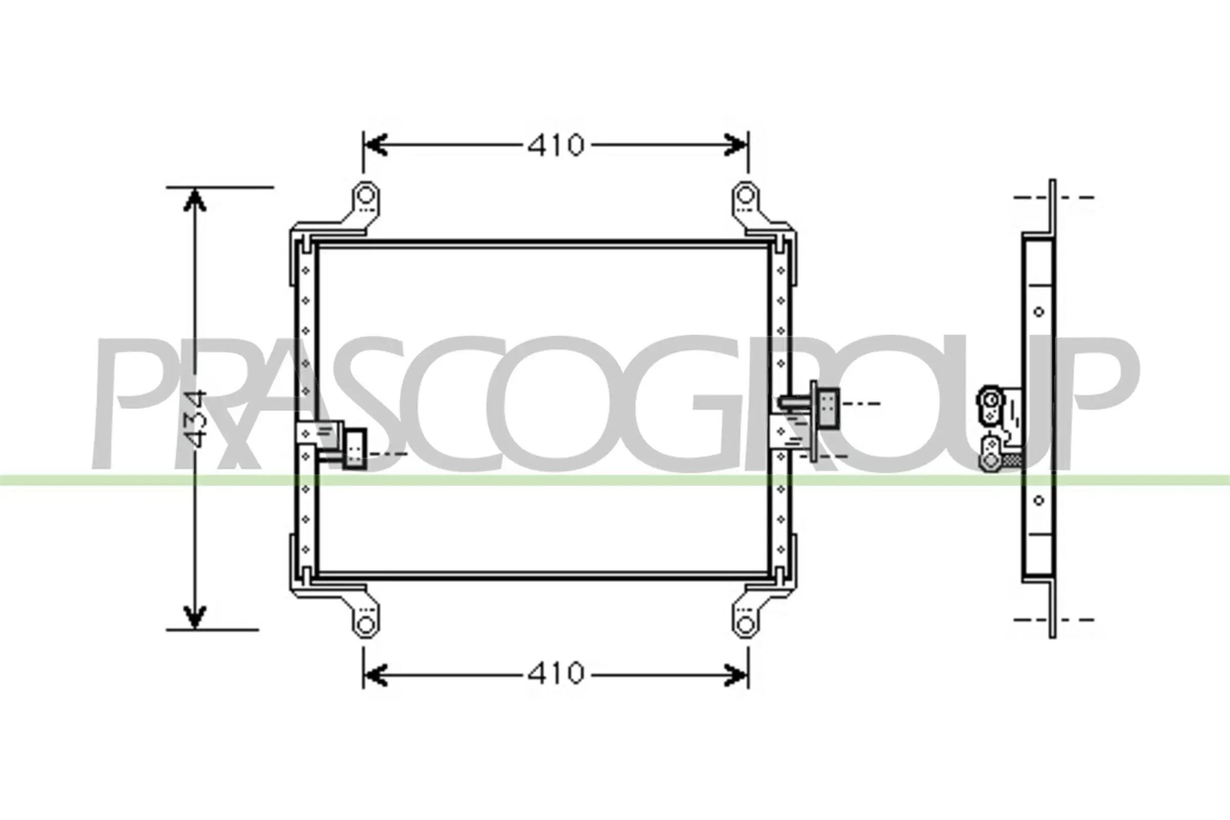 Kondensator, Klimaanlage PRASCO CI950C003