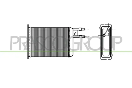 Wärmetauscher, Innenraumheizung PRASCO CI950H001 Bild Wärmetauscher, Innenraumheizung PRASCO CI950H001