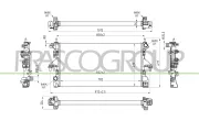 Kühler, Motorkühlung PRASCO CI954R001