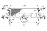 Kühler, Motorkühlung PRASCO CI954R005