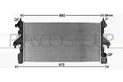 Kühler, Motorkühlung PRASCO CI956R002