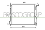 Kühler, Motorkühlung PRASCO DA220R004