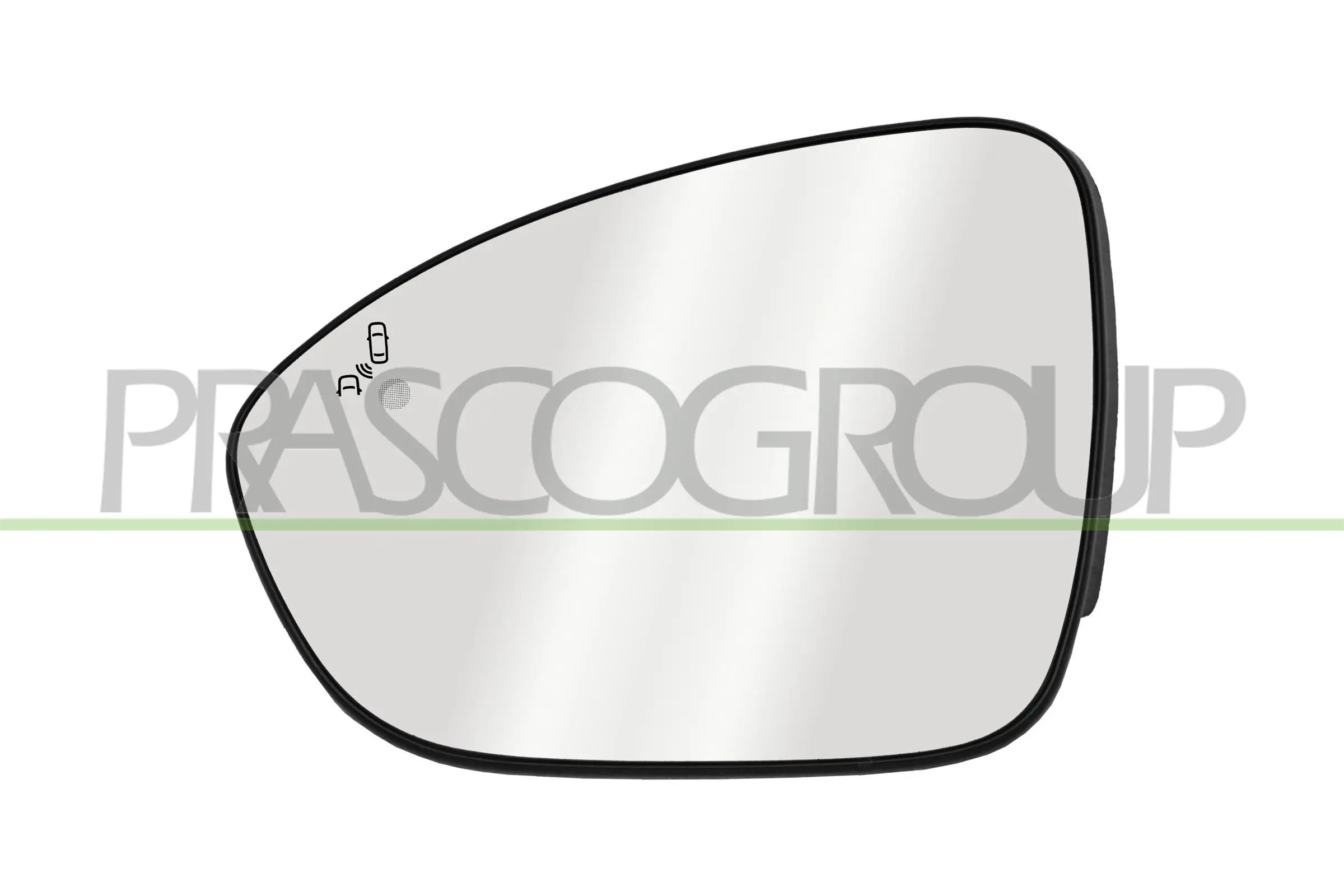 Spiegelglas, Außenspiegel links PRASCO DA2327524