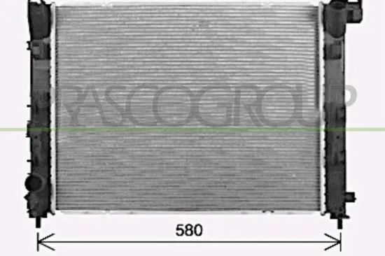 Kühler, Motorkühlung PRASCO DA730R001 Bild Kühler, Motorkühlung PRASCO DA730R001