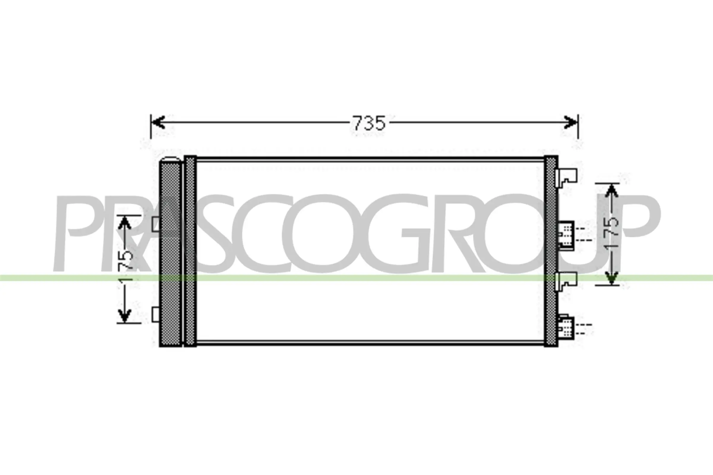 Kondensator, Klimaanlage PRASCO DA820C001