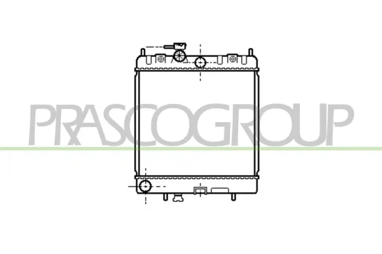 Kühler, Motorkühlung PRASCO DS005R004 Bild Kühler, Motorkühlung PRASCO DS005R004
