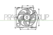 Lüfter, Motorkühlung PRASCO DS011F001