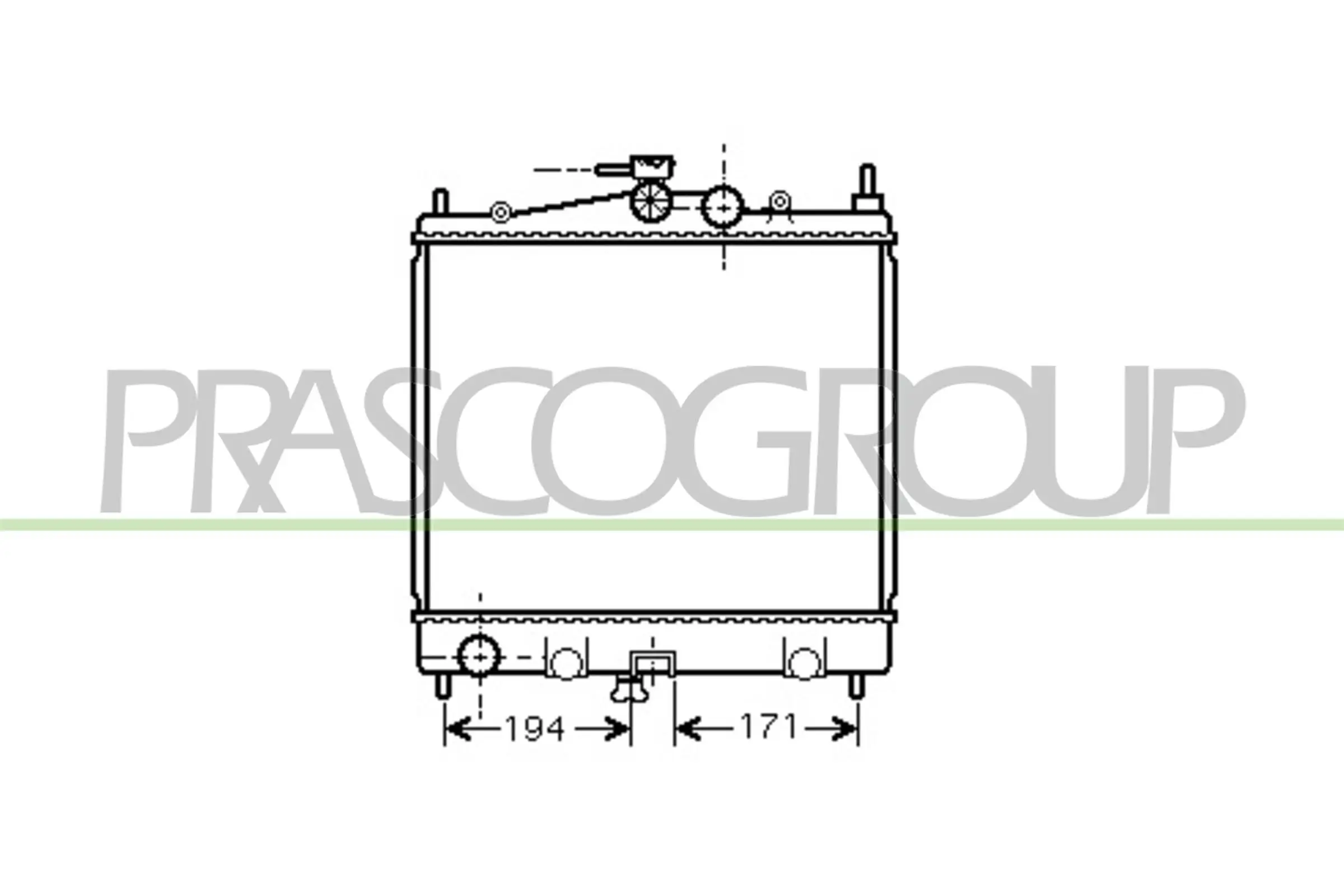 Kühler, Motorkühlung PRASCO DS011R009