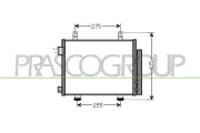 Kondensator, Klimaanlage PRASCO DS220C001