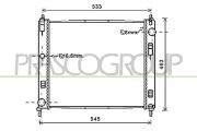 Kühler, Motorkühlung PRASCO DS300R003